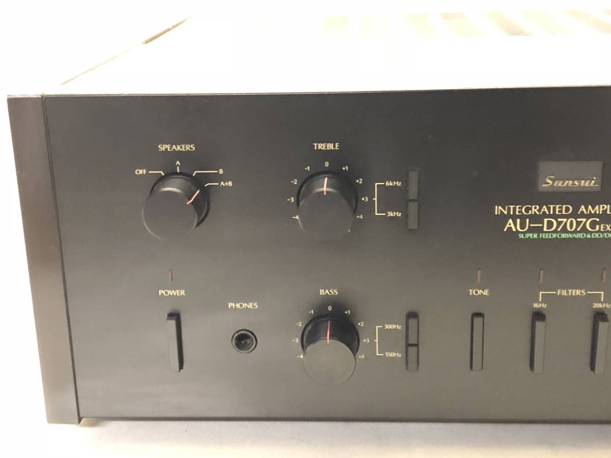 SANSUI　AU-D707 F EXTRAプリメインアンプ（ジャンク） SANSUI AU-D707G EXTRA プリメインアンプ ジャンク扱い ☆ SANSUI