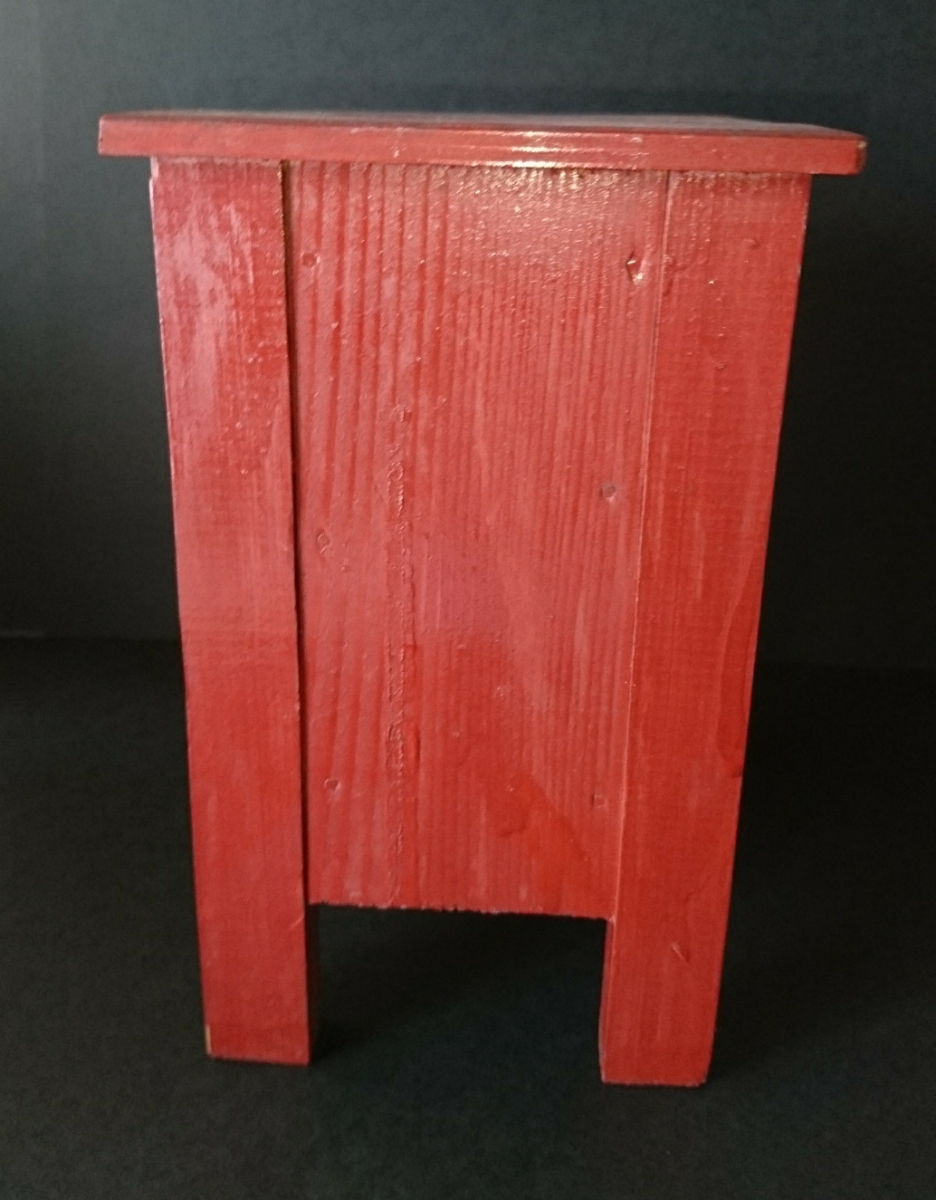 【ちょいふる】昭和レトロ 企業ノベルティ 三菱カラーテレビ 店舗ディスプレイ用テレビ型置物 昭和４２年 木製品  昭和 カラーテレビ 三菱電機 - 昭和レトロ三菱☆カラーテレビ