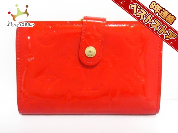 ルイヴィトン LOUIS VUITTON 財布 2つ折り財布 パテントレザー 