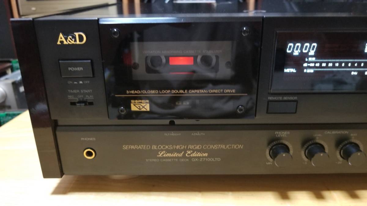 A&D カセットデッキ GX-Z7100 LTD 極上品 希少品 限定生産品 ジャンク