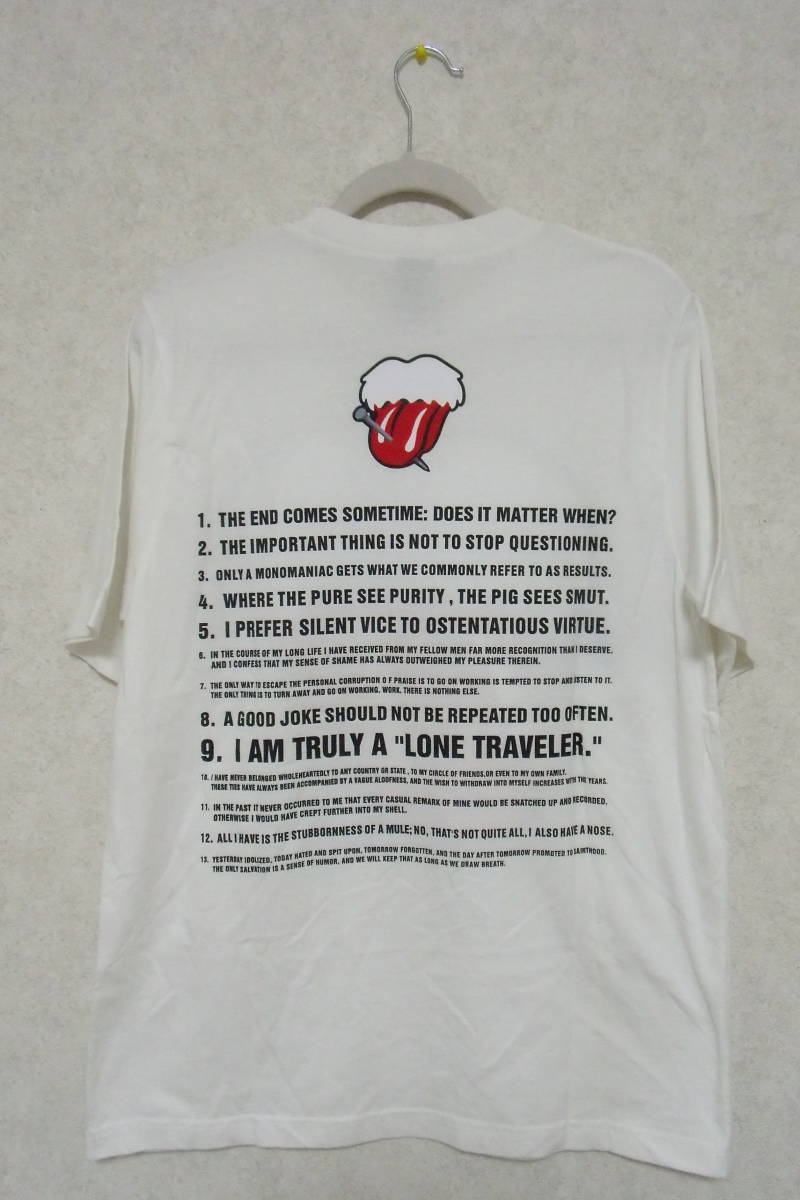 新品】初期ナンバーナインNumber(N)ineローリングストーンズベロT