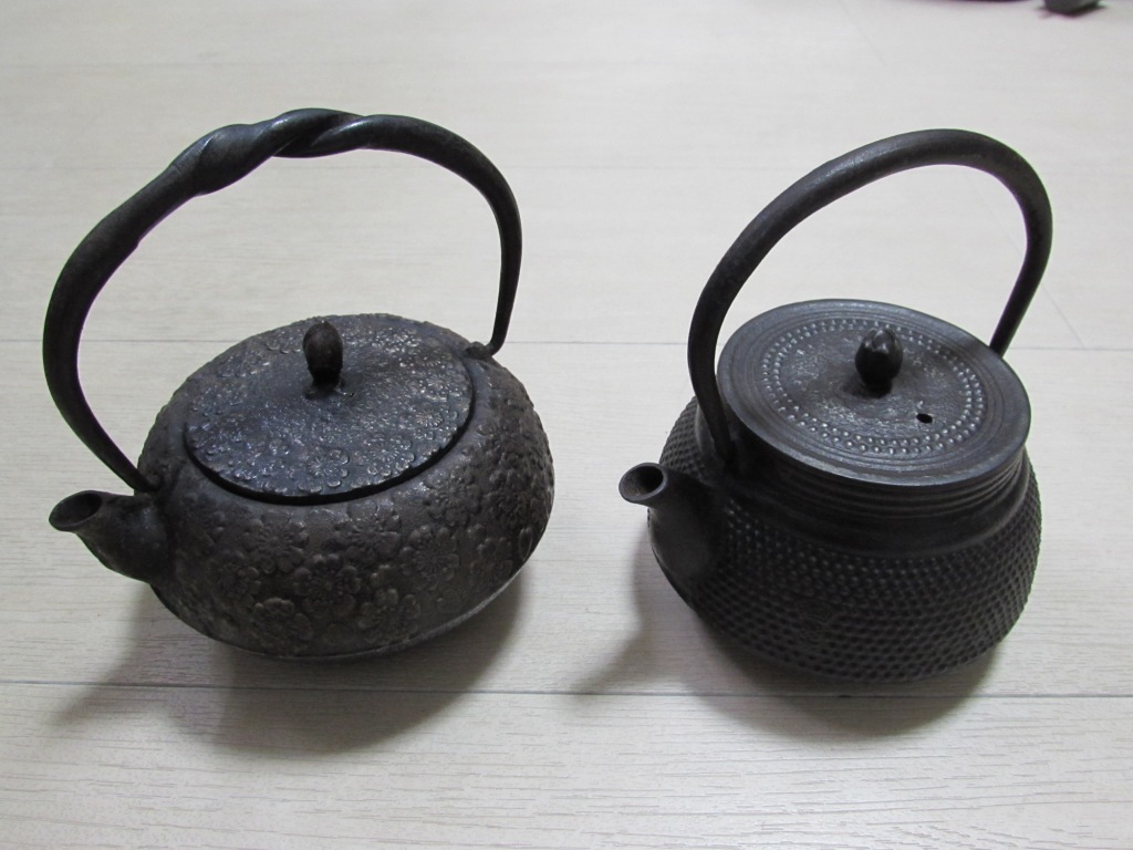 照光堂 純砂鉄 桜柄 急須 おまけ 南部鉄器 鉄瓶 【公式通販】