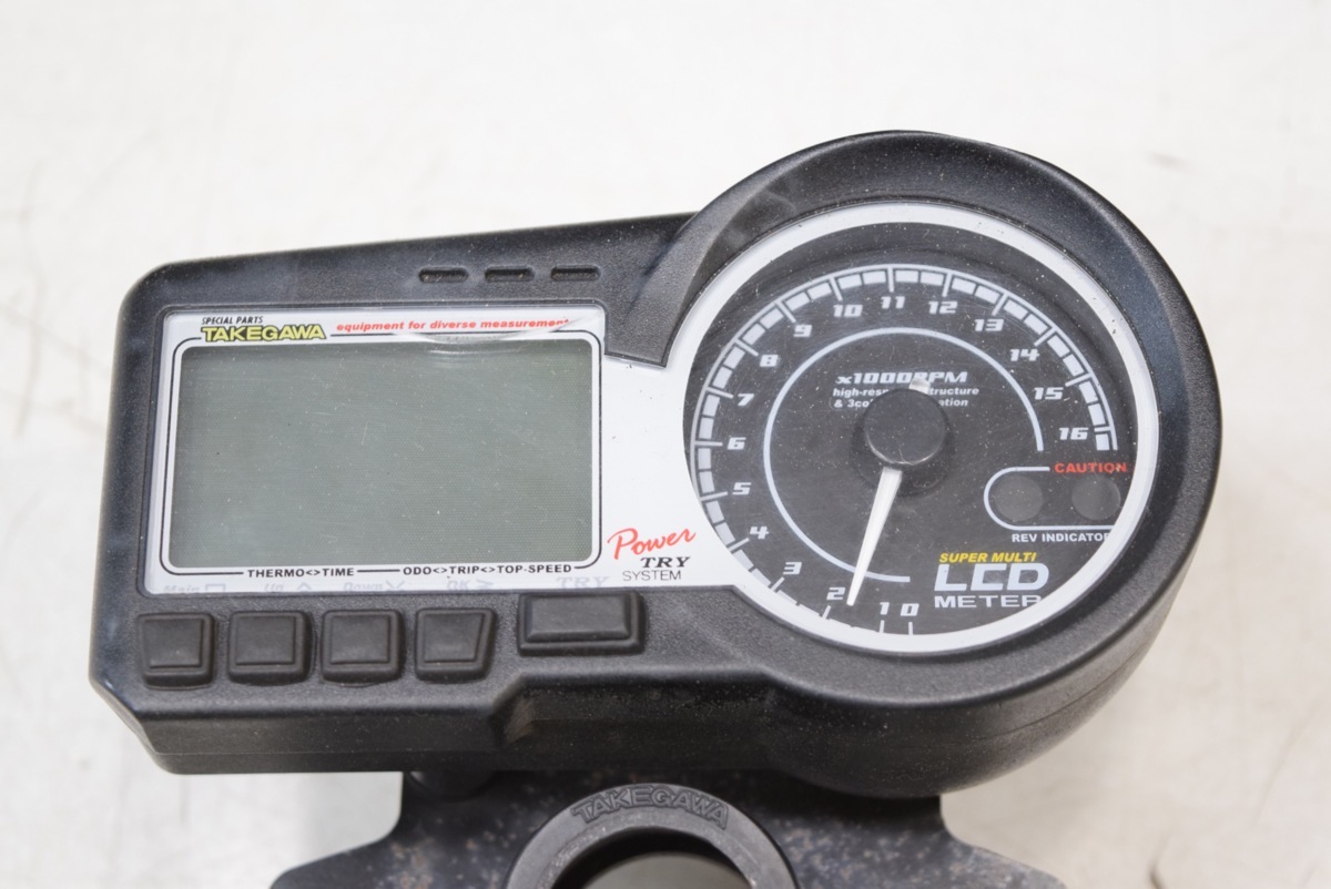 XR100モタード 武川 タケガワ デジタル LCDメーター HD13 (80)検XR50
