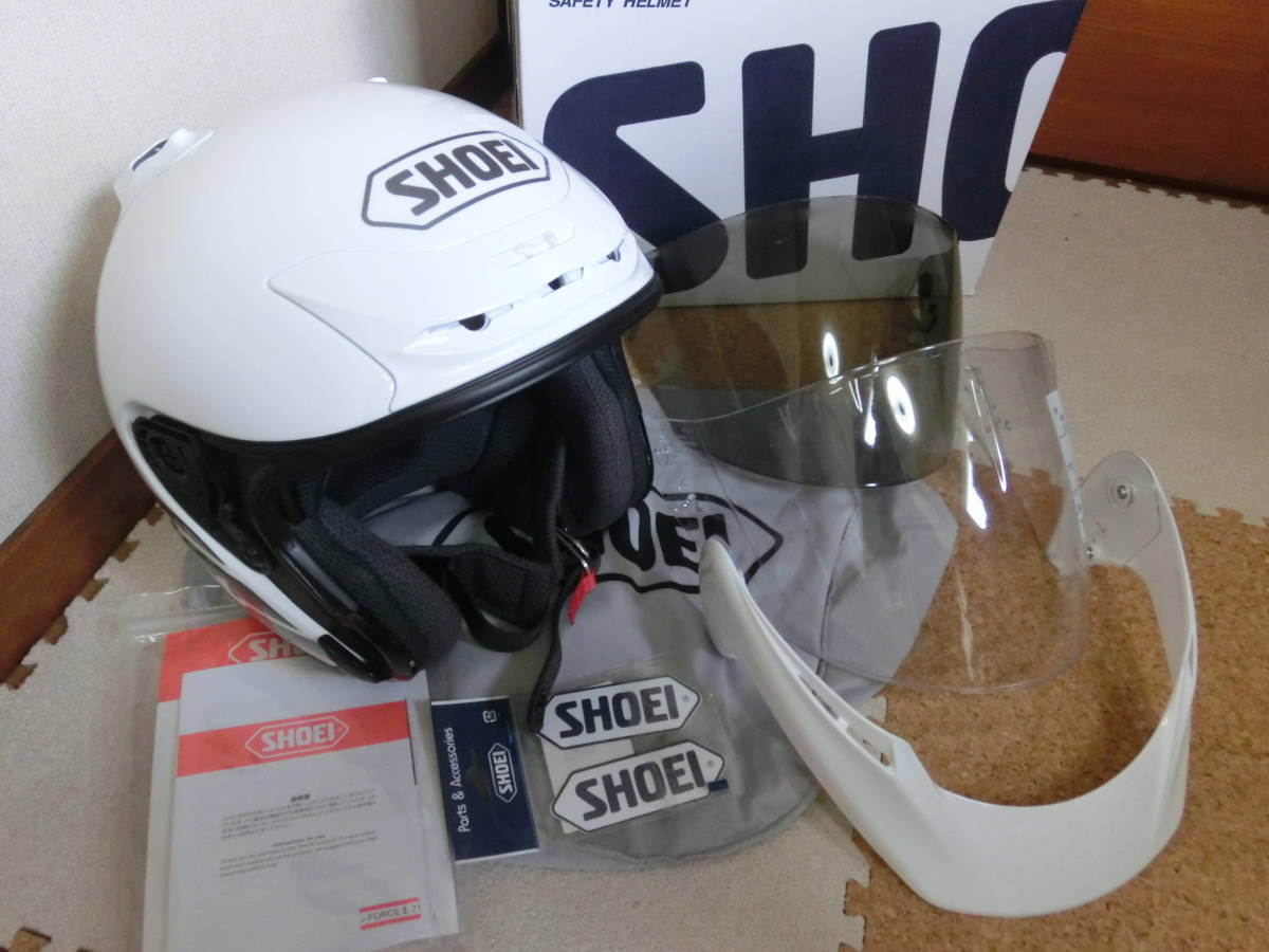 【美品】SHOEI HONDA J-FORCE2 JS-5A ☆新品未使用・おまけ付き☆ SHOEI×ホンダJS-5（検索：SHOEI J-FORCE2