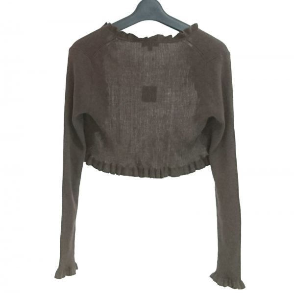 トッカ TOCCA トップス ボレロ サイズXS ダークブラウン レディース フリル/シルク 美品 TOCCA トッカ TOCCA（ボレロ）のフリマアイテム一覧 サイズXS TOCCA(トッカ) 輸入