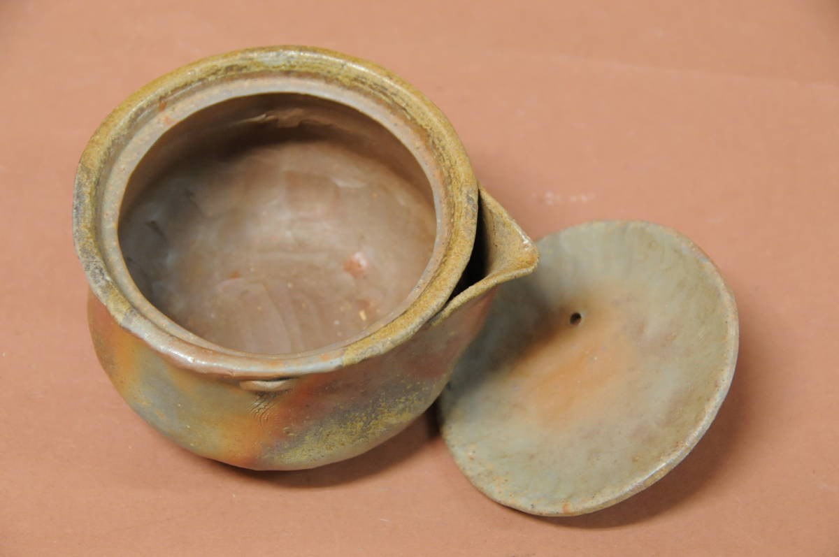 備前焼 宝瓶 急須 煎茶器揃 木村春芳 湯冷し 手造 春芳 泡