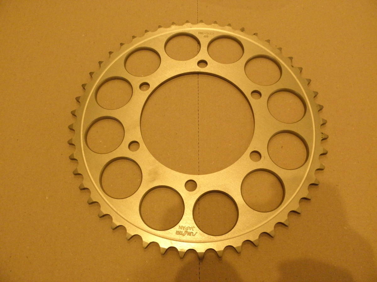SUNSTAR リアスプロケット RK-110 49丁 バイク 駆動系 リア