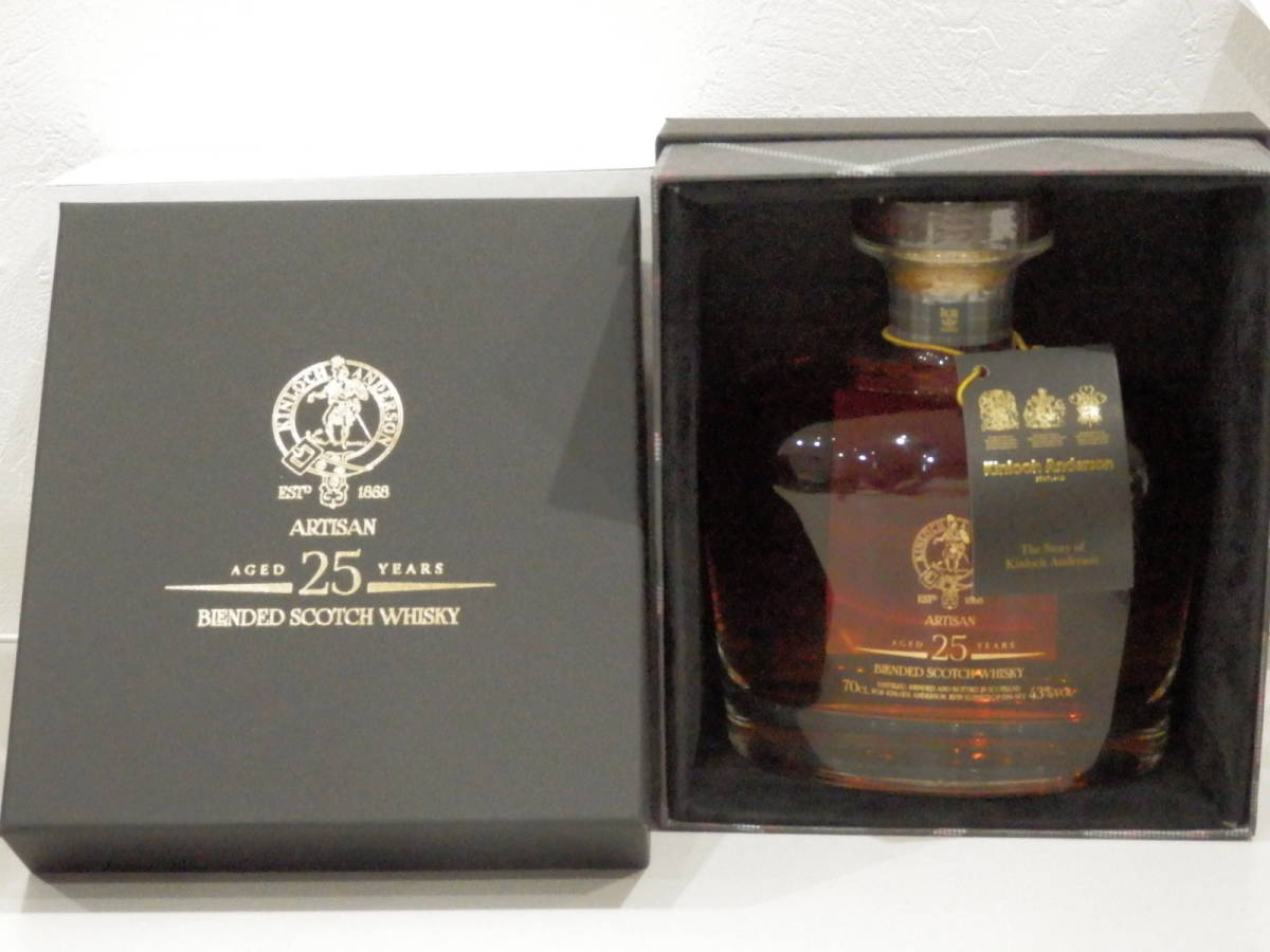 Kinloch Anderson 25年 アルチザン ウイスキー 箱付☆5984 