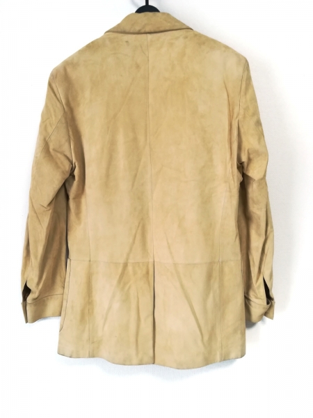 キートン Kiton ジャケット サイズ48 XL イエロー メンズ レザー