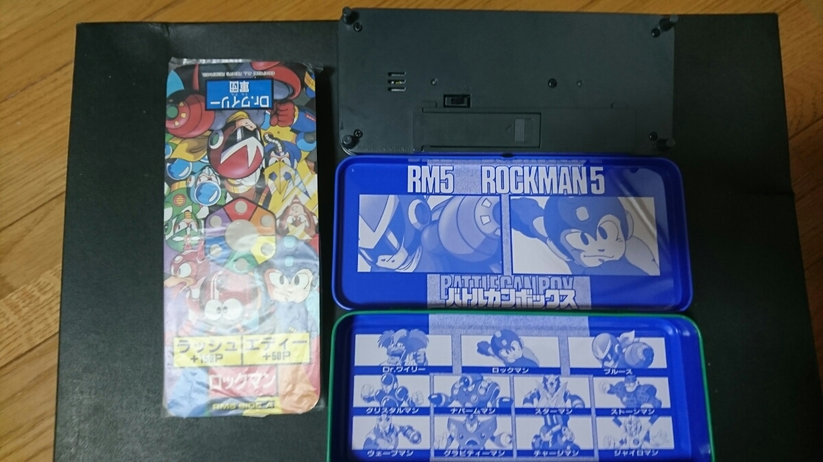 FC ロックマン5 ブルースの罠 バトルカンボックス 缶ペンケース  