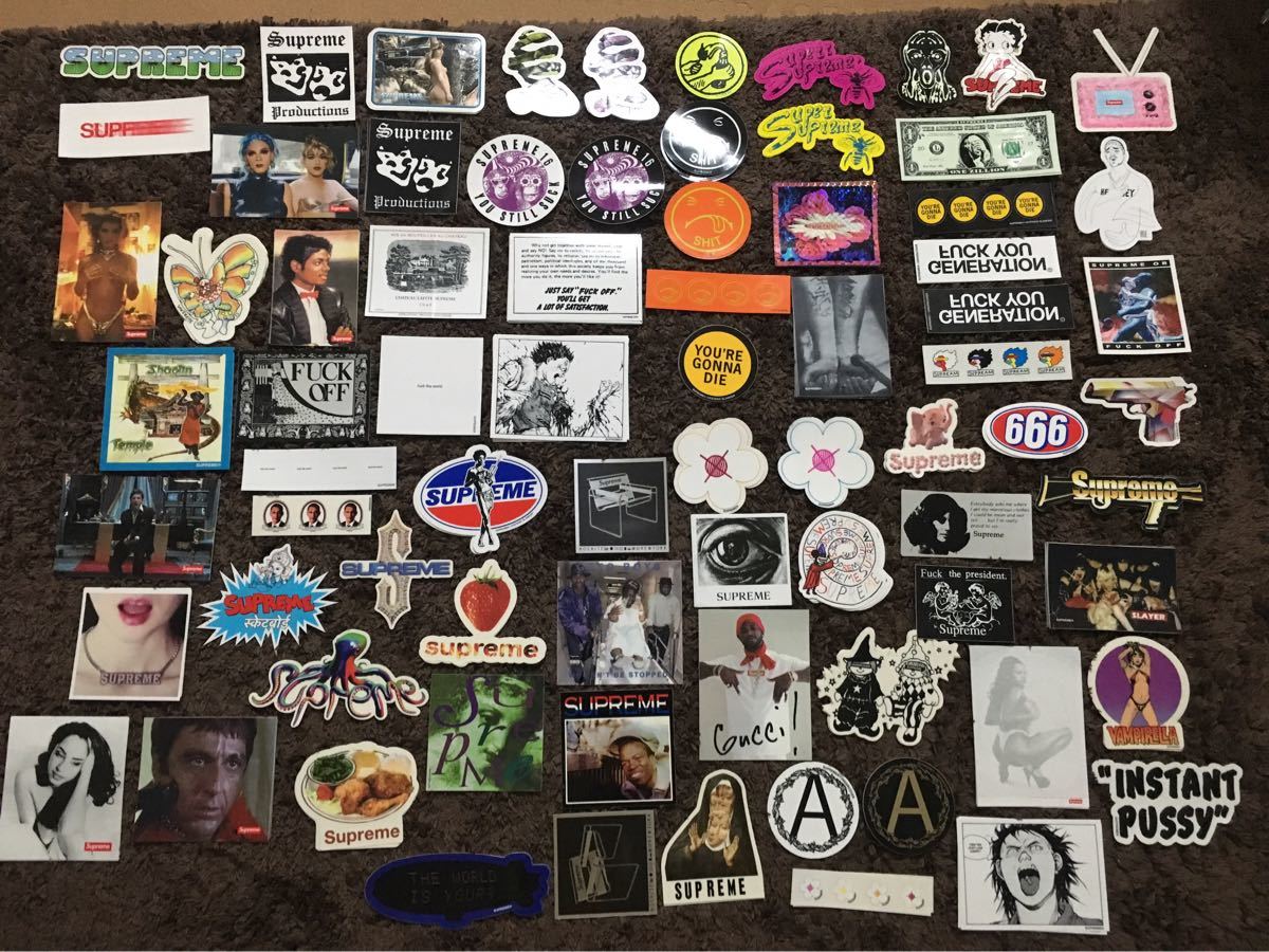 激安大特価，お買い得 Supreme ステッカー 77種類 品 ステッカーセット シュプリーム(その他)｜売買されたオークション情報、yahooの商品情報をアーカイブ公開 - オークファン その他