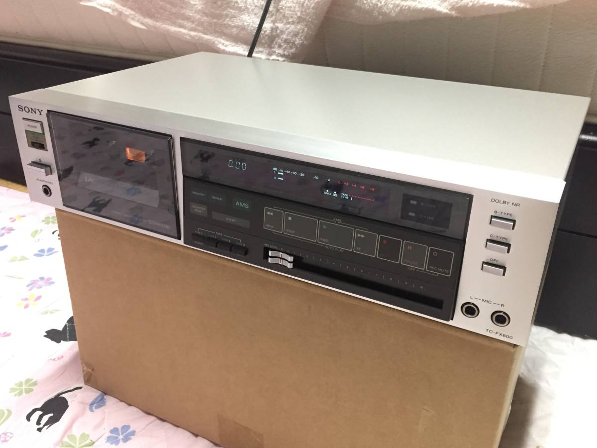 【動作確認済】SONY ステレオカセットデッキ TC-FX600 □ソニー / SONY TC-FX600 ステレオカセットデッキ 2モータメカニズム