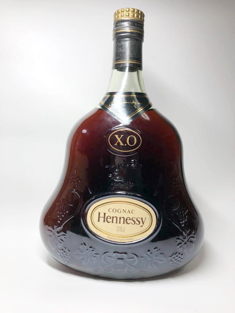金キャップ XO グリーンボトル ヘネシー ブランデー 未開栓 Hennessy