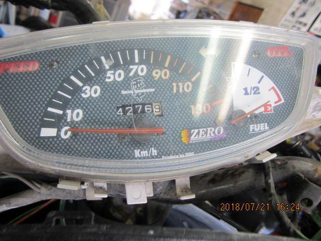 ゼロ製130㌔メーター ライブディオZXやスーパーディオZX等にも ZERO