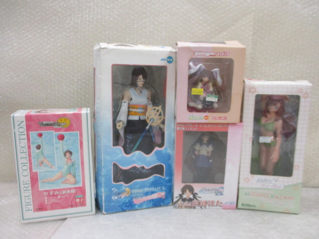 コトブキヤ等 1/6 ファイナルファンタジーX ユウナ，1/7 おねがい☆ティーチャー 風見みずほ，ガレキ やすみ 新体操 他 セット