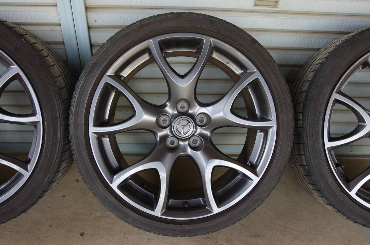 美品 マツダ RX-8 タイプRS純正アルミホイール・タイヤセット SE3P 225 