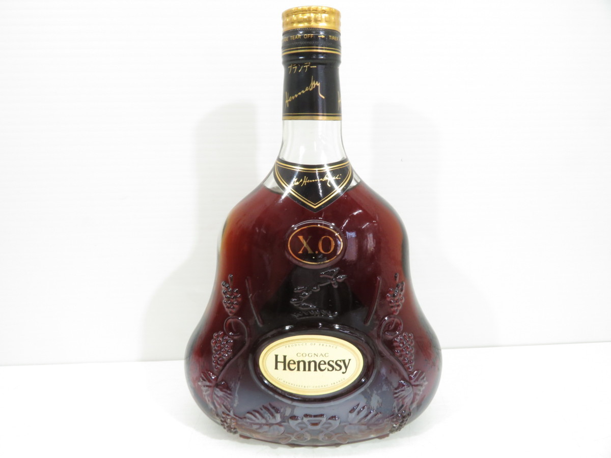 6174 古酒 Hennessy ヘネシー XO 金キャップ 1L 未開栓 箱付き 飲料