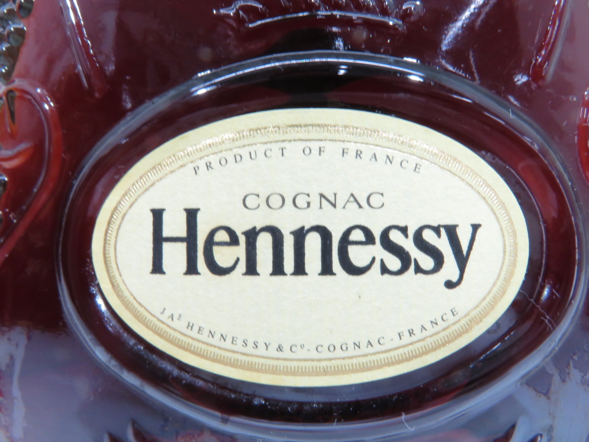 古酒◇Hennessy/ヘネシー XO 金キャップ クリアボトル コニャック