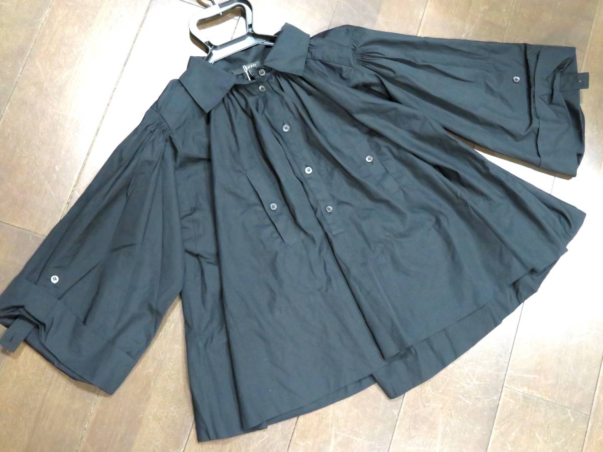 お買い得,お得 美品 GUCCI グッチ ブラウス プルオーバー シャツ ブラック 40