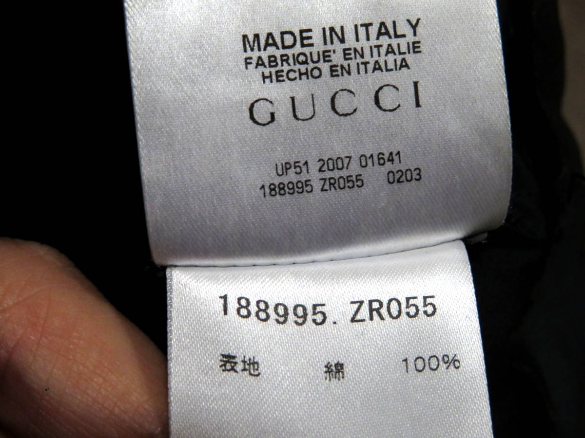 お買い得,お得 美品 GUCCI グッチ ブラウス プルオーバー シャツ ブラック 40