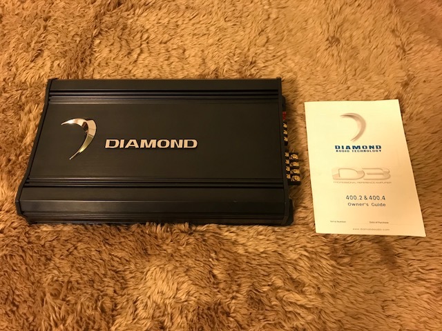 400.4 D3 Diamond Audio DIAMOND 0 ダイヤモンドD3 4チャンネルアンプ