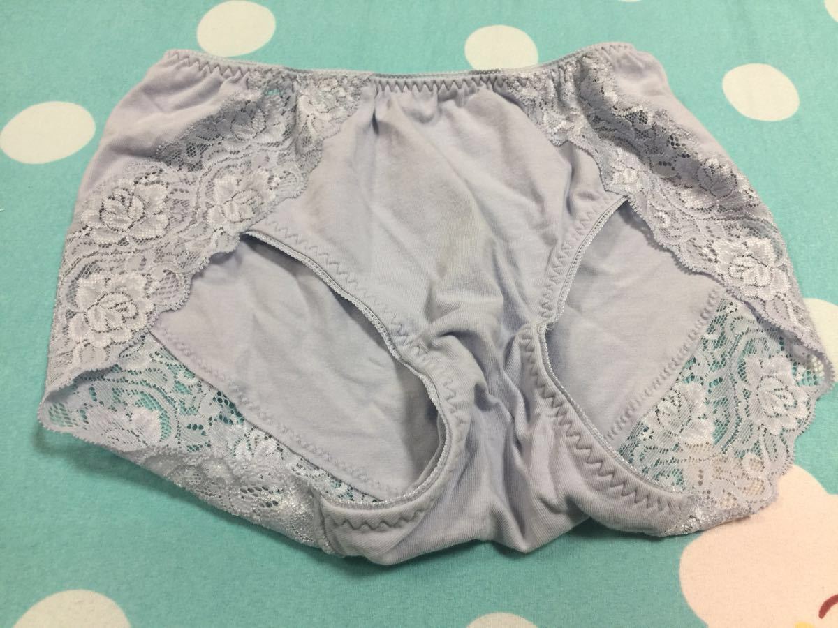ママの 紫パンツ レース 下着 タンス整理品*ECO*ティーンズ*インゴム ショーツ 大人向け