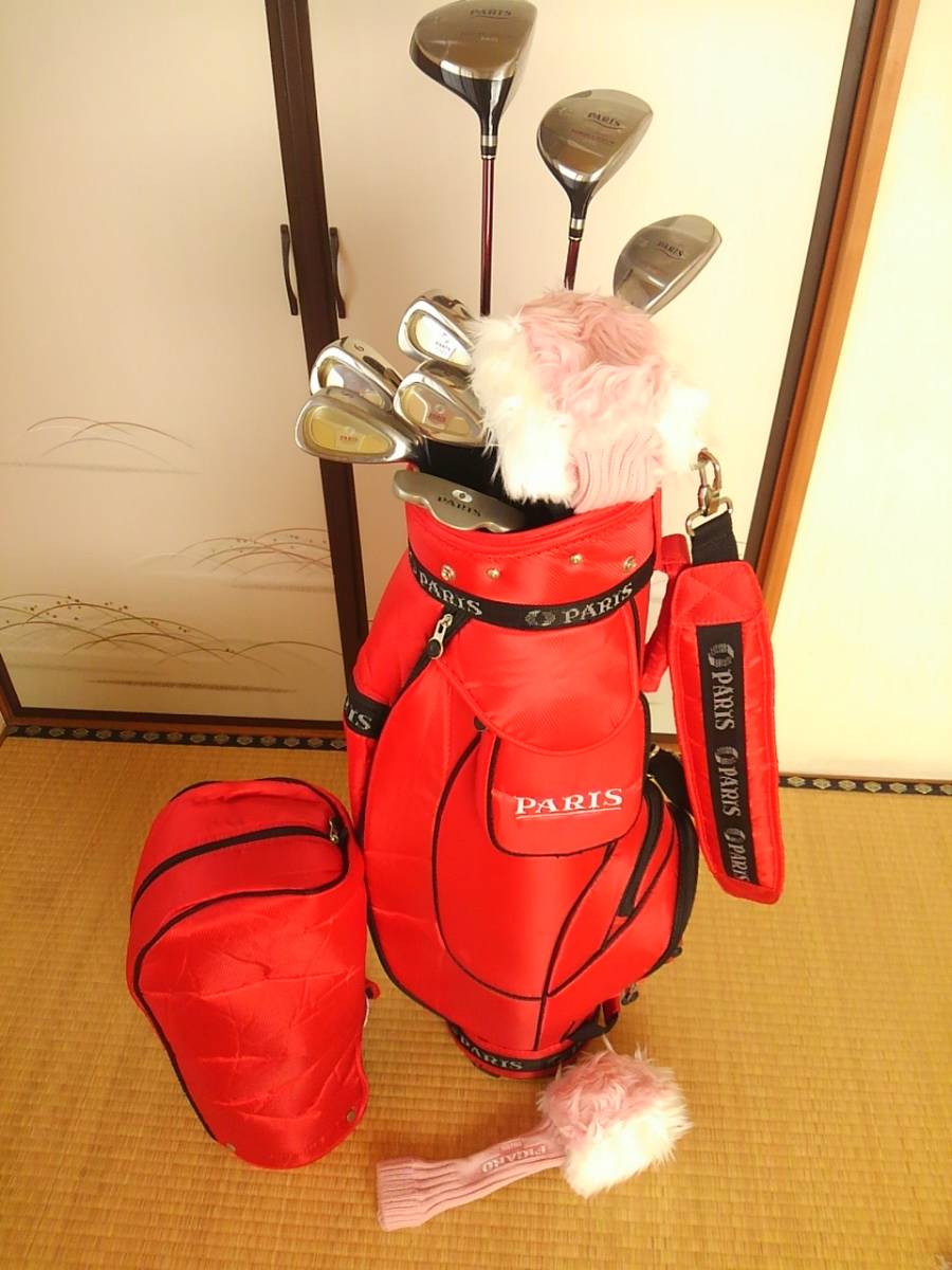 T505 Paris ゴルフクラブ レディース セット 赤  初心者 T505 Paris ゴルフクラブ レディース セット 赤 初心者 T505 Paris