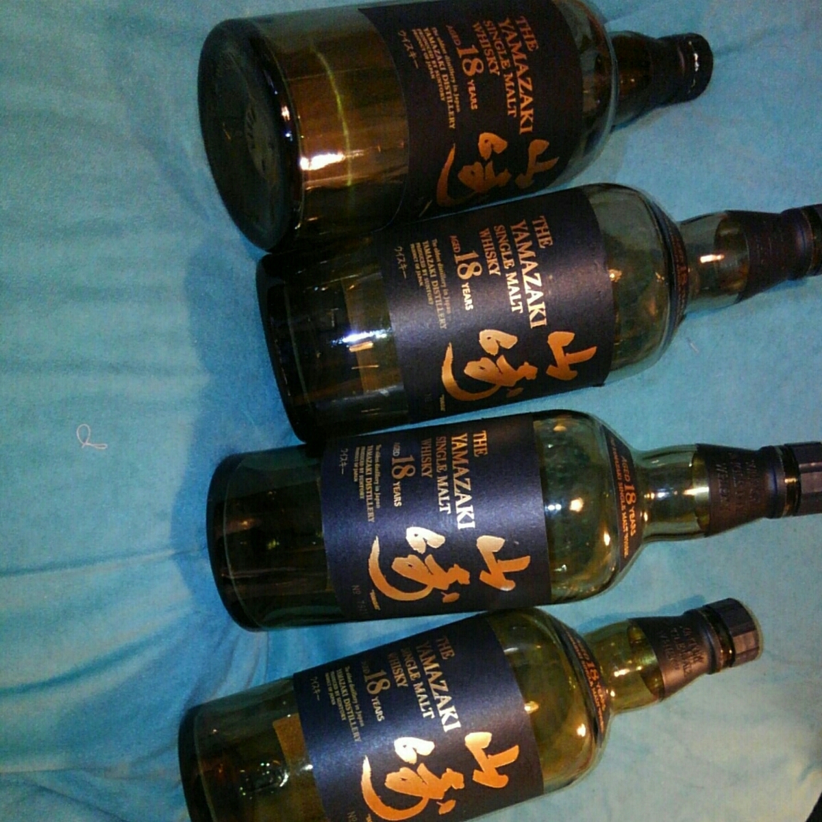 山崎 18年 空瓶 4本 空箱 2箱 山崎18年空瓶4本空箱2枚 山崎18年 空瓶