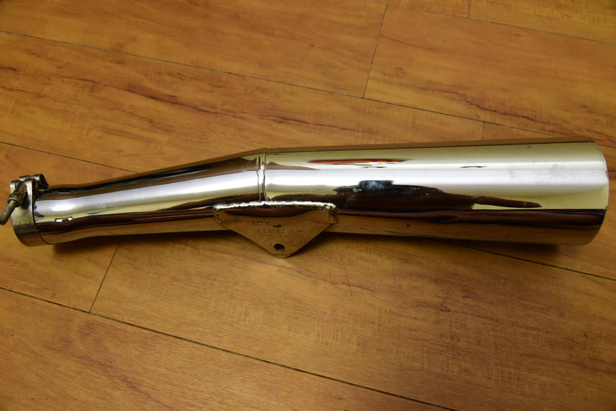 希少 KERKER カーカー メガホンサイレンサー （検索 マフラー GPZ900R 