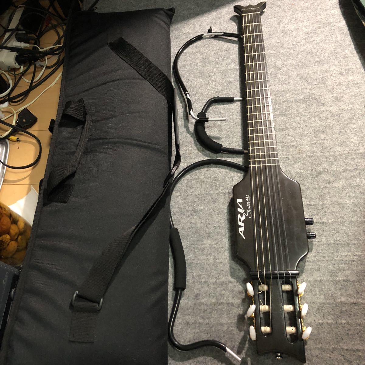 ARIA サイレントギター Sinsomid AS-90S セット ARIA サイレントギター ARIA サイレントギター Sinsomid AS-90S セット ARIA サイレントギター
