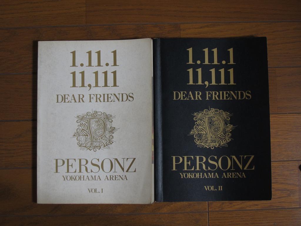 バンドスコア PERSONZ パーソンズ 1.11.11，111 DEAR FRIENDS PERSONZ