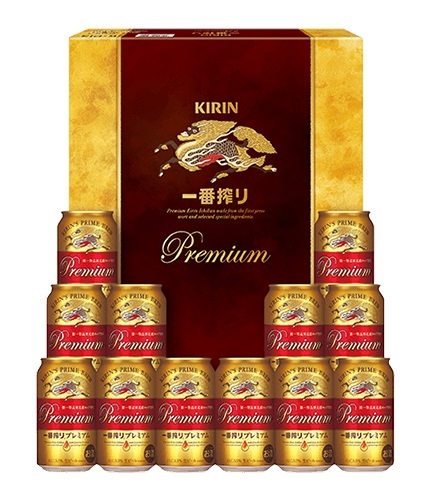 キリン一番搾り プレミアムセット　350mm缶×24本　賞味期限6か月以上あり　送料無料(メーカー直送)
