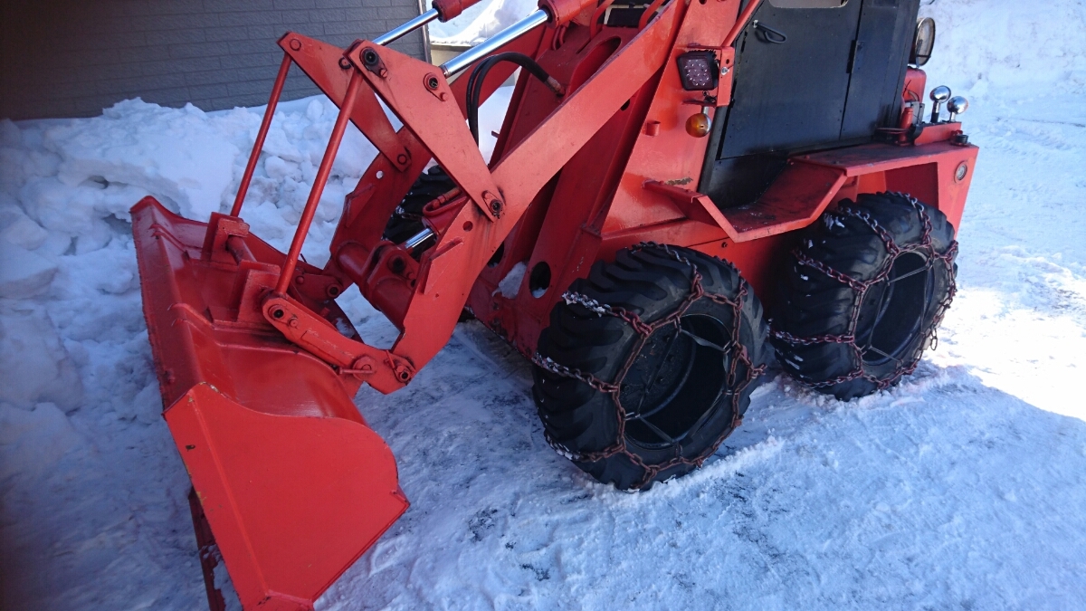 動画あり！ コマツ SK07 ディーゼル 4WD ジョブサン ボブキャット 除雪 