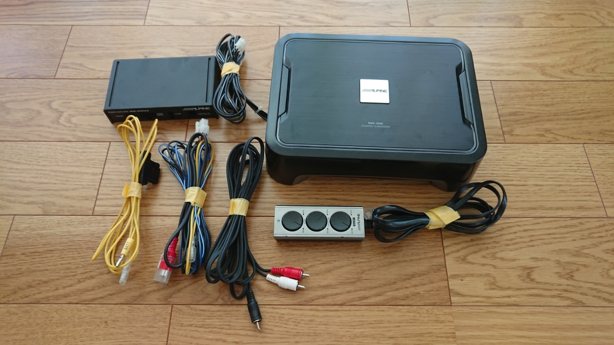 アルパイン ALPINE サブウーファー SWE-1500 ボックスタイプコンパクト