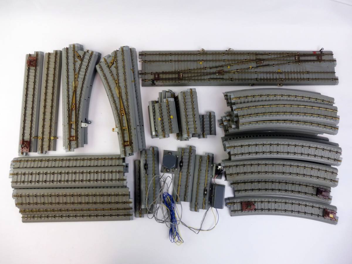 6-25＊HOゲージ・直線 曲線レール・線路・ジャンクまとめ売り・鉄道