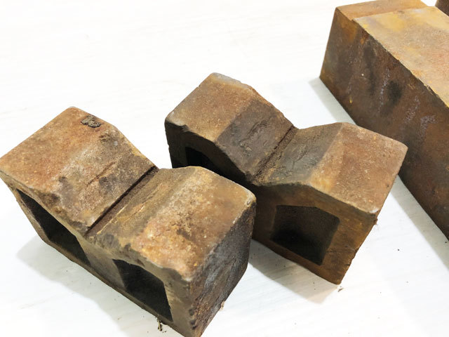 2475 中古 Vブロック ヤゲン台セット プレス機 油圧プレス ケガキ台