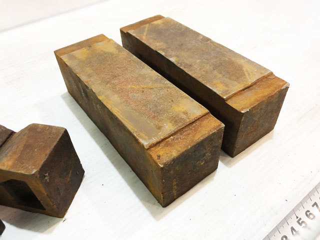 2475 中古 Vブロック ヤゲン台セット プレス機 油圧プレス ケガキ台