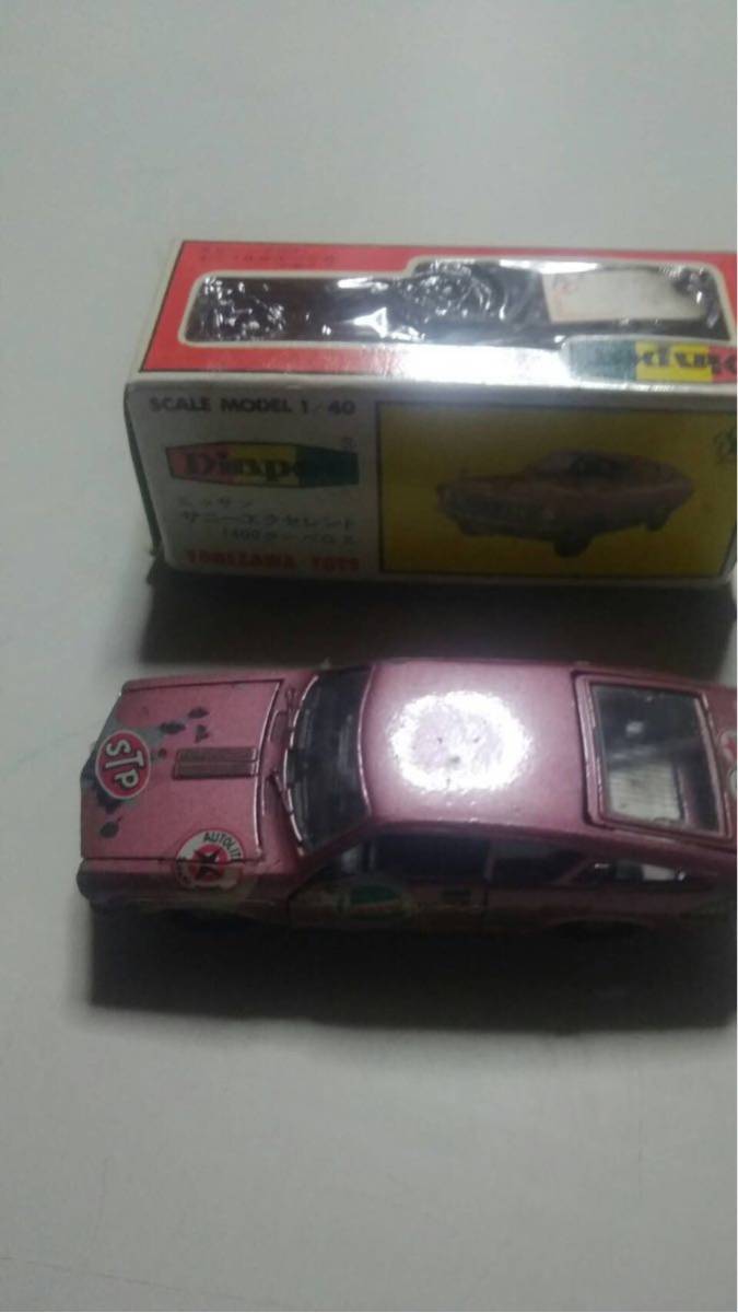 ミニカーヨネザワ日産サニーエクセレント1400クーペGX401中古です箱付きです_1