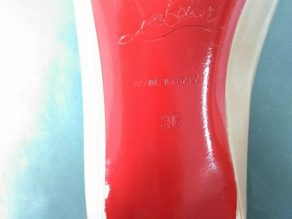 靴 パンプス クリスチャンルブタン CHRISTIAN LOUBOUTIN 36 エナメル
