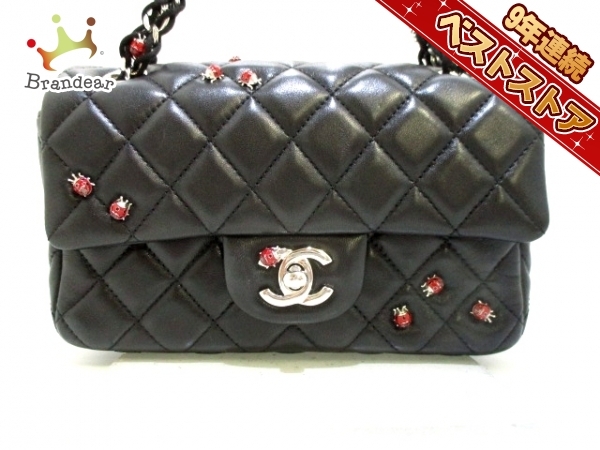  バッグ ショルダーバッグ シャネル CHANEL ラムスキン 黒 チェーンショルダー/シルバー金具/てんとう虫 A49457 ミニマトラッセ(ショルダーバッグ)｜売買されたオークション情報、yahooの商品情 かばん、バッグ