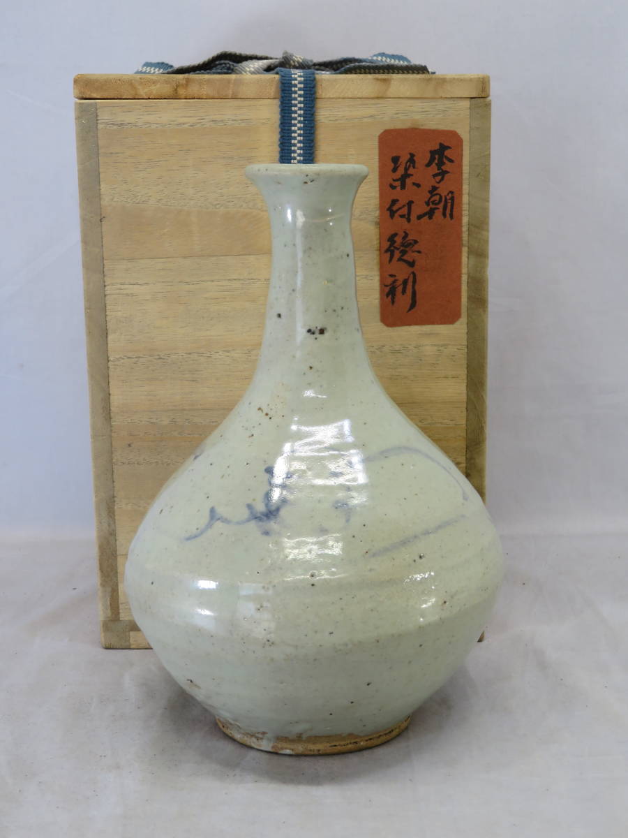 Yahoo!オークション ◇茶◇43 李朝染付徳利 -「徳利 染付」(李朝