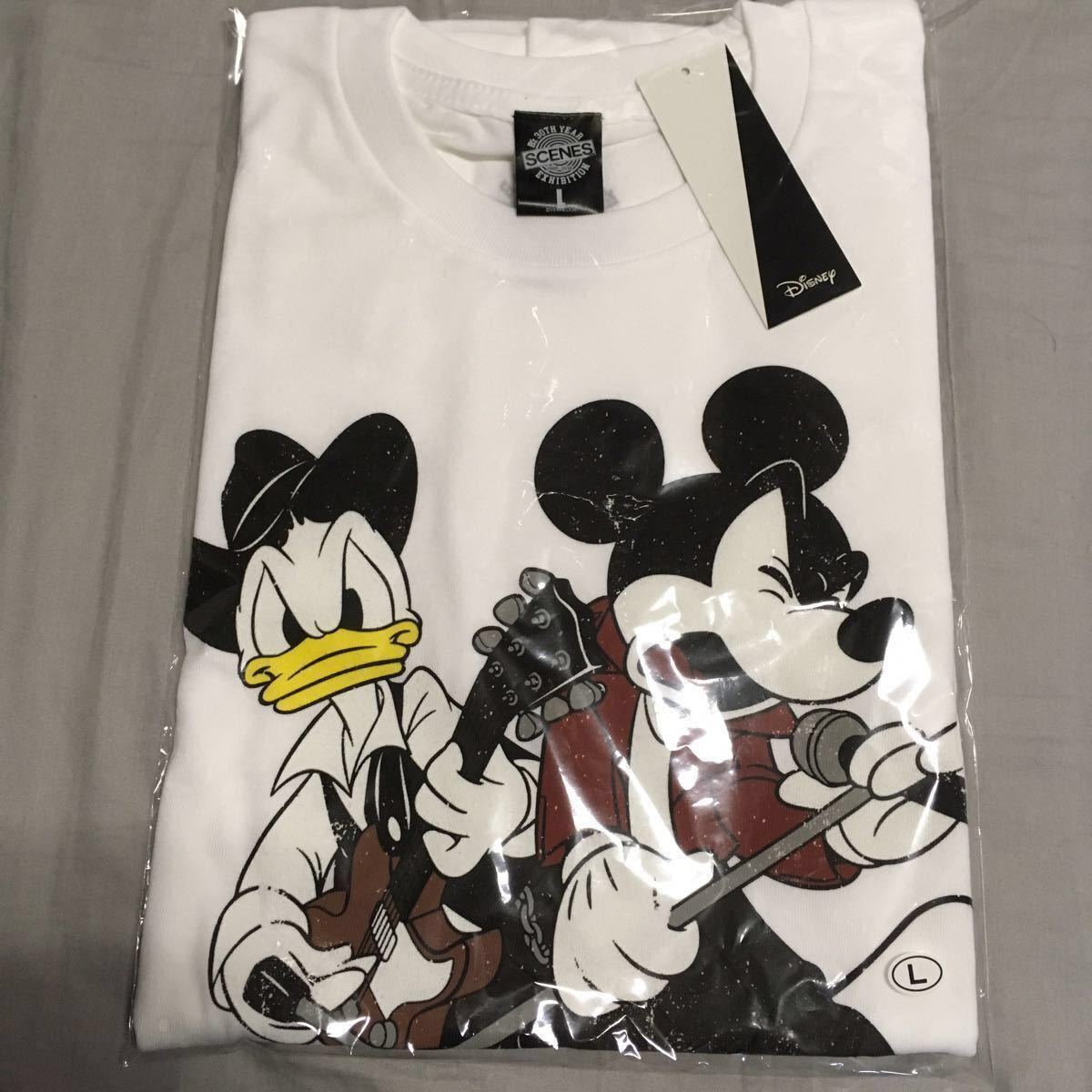 B'z ディズニーコラボTシャツ(白) SCENES Lサイズ