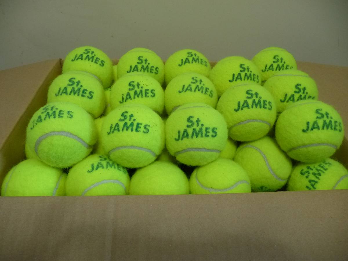 中古・DUNLOP ダンロップ St.JAMES セントジェームス ３０球 テニスボール_1