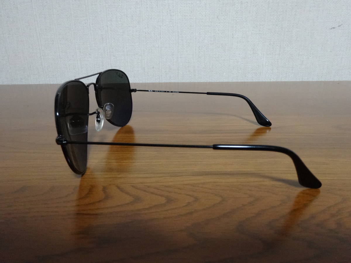 Ray-Ban レイバン RB3025 AVIATOR LARGE METAL 美品 偏光 Polarized ポラライズド アビエーター RB 3025 002/58 58□14　