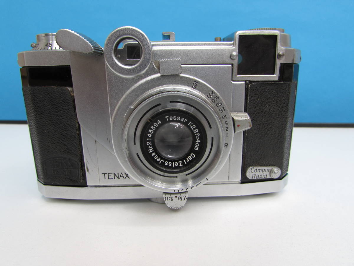 クラシックカメラ】ZEISS IKON TENAX II carl Zeiss Jena Tessar 1:2