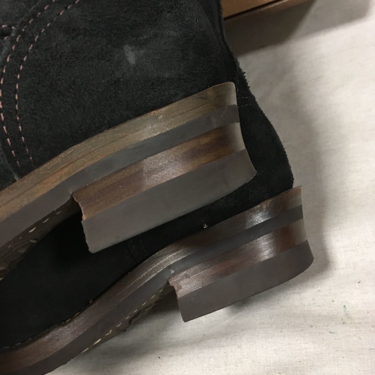 WESCO CUSTON BOSS ウエスコ カスタム ボス 8EE / エンジニアブーツ 黒 スエード 【公式通販】