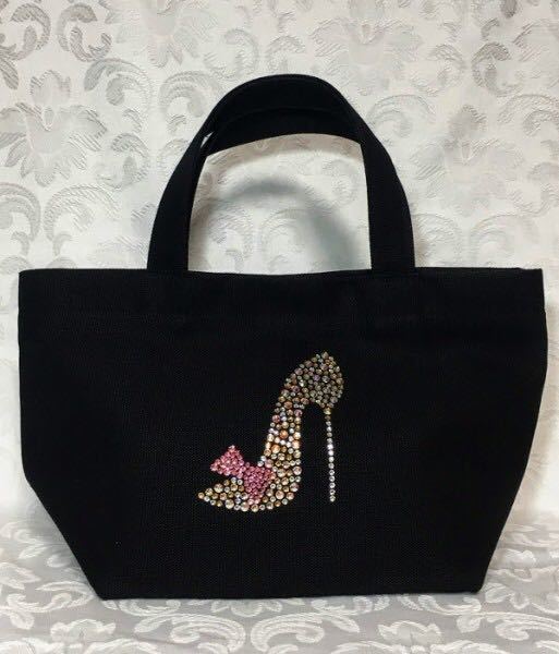 赤字超特価，100%新品 gingamギンガム 贅沢 スワロフスキーの輝き キラキラ ミニトートバッグ 手提げ 送料164円(キャンバス、帆布)｜売買されたオークション情報、yahooの商品情報をアーカイブ公開 - オークファン キャンバス、帆布