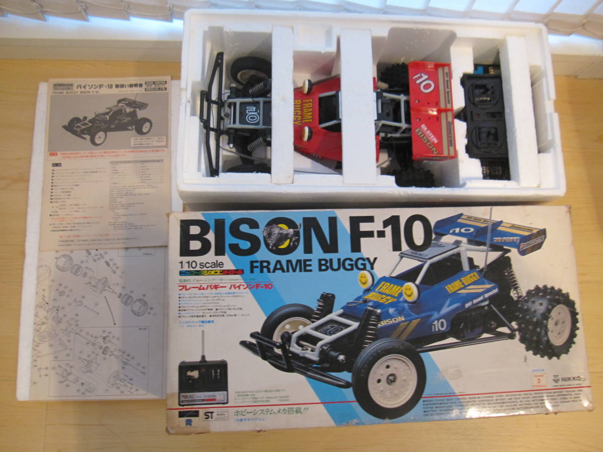 ニッコー NIKKO 1/10 バイソン F-10 オフロード フレームバギー (RS540モーター、7.2Vバッテリー仕様) Bison F-10 ジャンク扱い