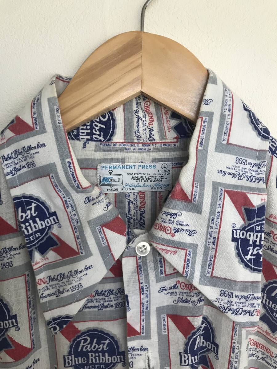pabstパブストビンテージ総柄シャツテンダーロイン元ネタ西浦