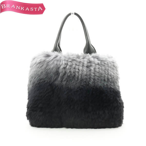 EPOCA ラビットファーバッグ EPOCA 【美品】☆EPOCA・エポカ☆ラビット